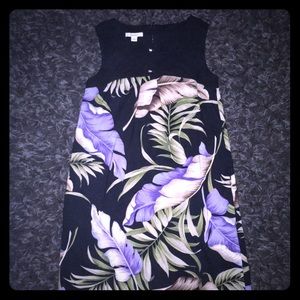 Beautiful multicolor leaf dress. “Dress Barn” SZ 4